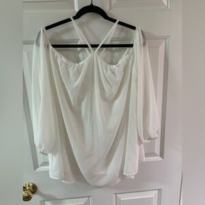 Off the shoulder long sleeve